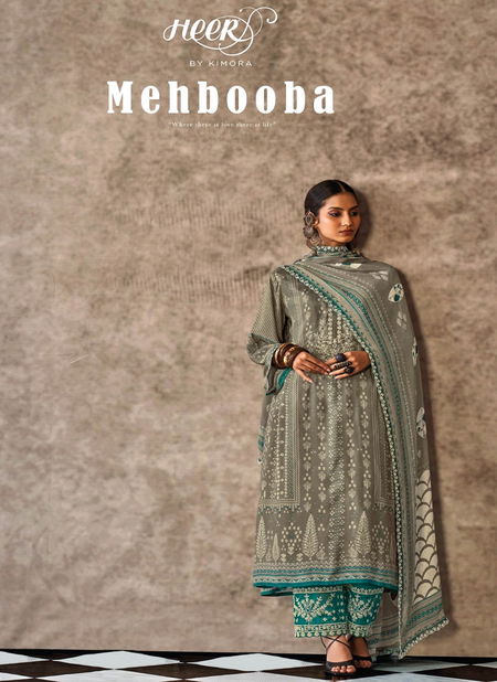 Mehbooba By Kimora Muslin Digital Printed Salwar Suits Wholesalers In Delhi Catalog