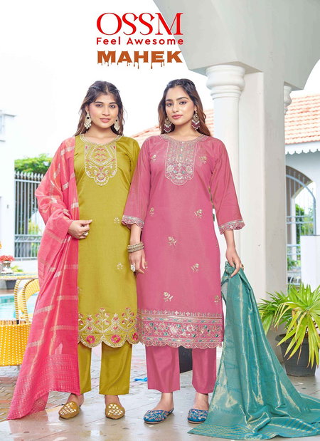 Mehek By Ossm Roman Simmer Surat Kurti With Bottom Dupatta Wholesale Market
