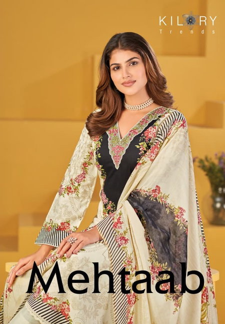 Mehtaab By Kilory Lawn Cotton Printed Salwar Suits Suppliers In India

