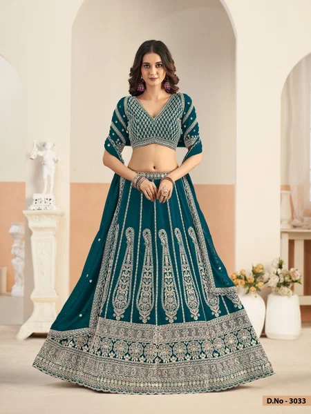 Mehvish Vol 33 By Dani  Faux Georgette Designer Lehenga Choli Exporters In India