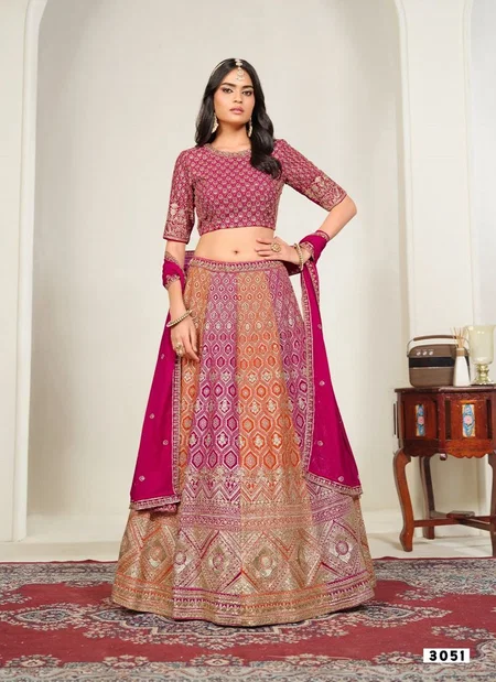 Mehvish Vol 35 By Dani Creation Faux Georgette Embroidered Lehenga Choli