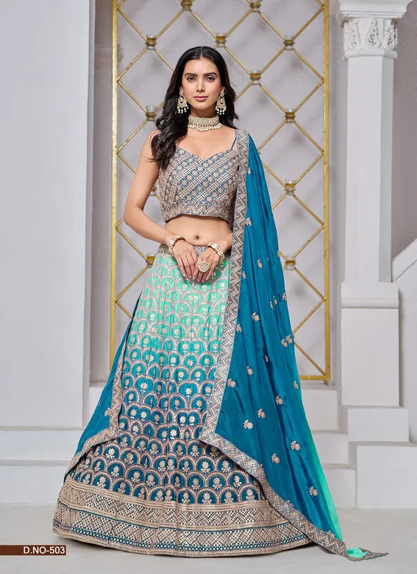 Mehvish Vol 5 By Chinon Wedding Wear Lehenga Choli Wholesale Online