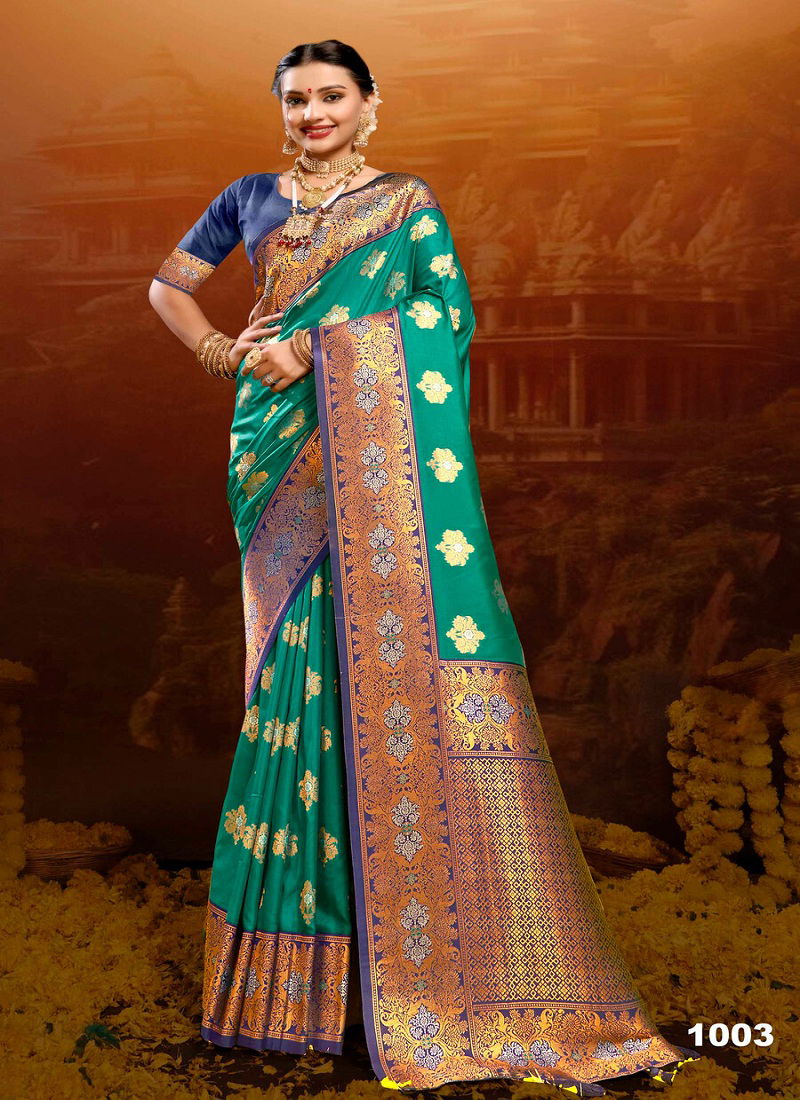 Meraki Silk Vol 3 By Saroj Copper Saree Wholesale Market In Surat With Price Catalog