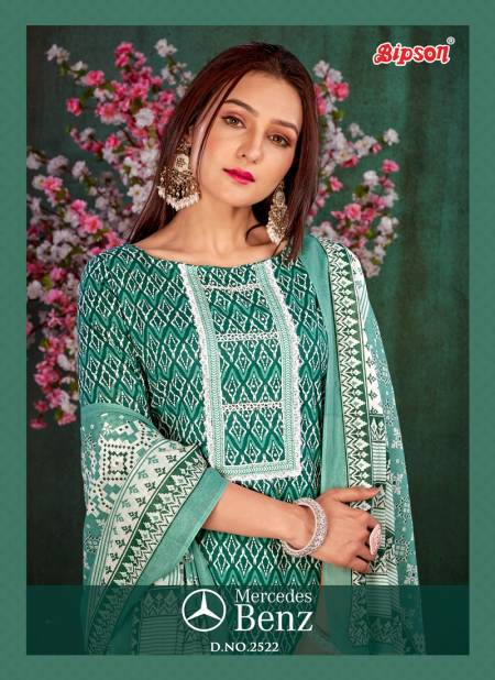 Mercedes Benz 2522 By Bipson Pure Cotton Printed Dress Material Wholesale Market In Surat
 Catalog