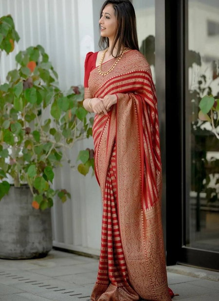 Mf 65 Soft Lichi Silk Designer Saree Catalog