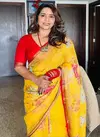 Mg 218 Linen Print Designer Saree catalog