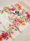 Mg 312 Mangalay New Design Plain Linen Printed Saree Catalog