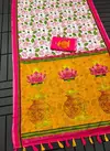 Mg 317 Special For Deepavali Linen Designer Saree Catalog