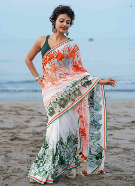 MG 345 Holli Special Printed Sarees Catalog