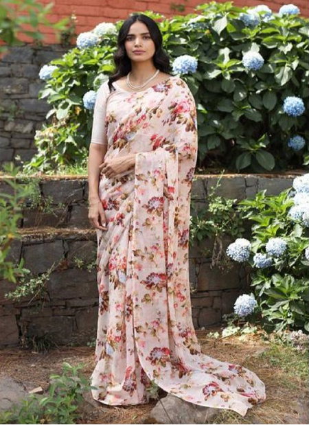 MG 354 Georgette Digital Print Saree Wholesale Clothing Suppliers in India