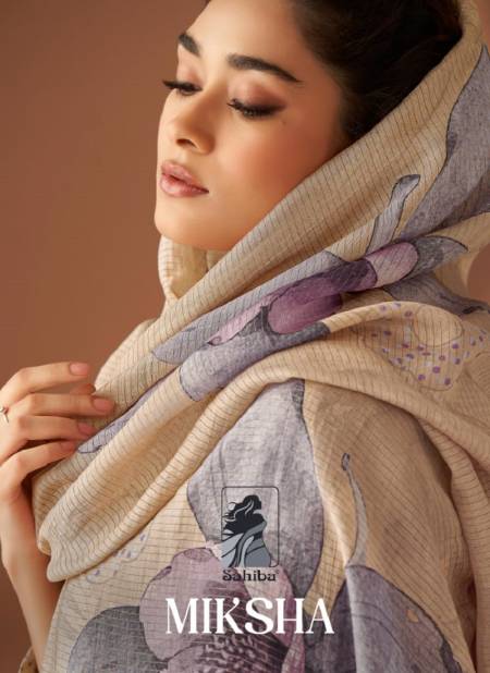 Miksha By Sahiba Muslin Silk Digital Printed Dress Material Wholesale Clothing Suppliers In India Catalog