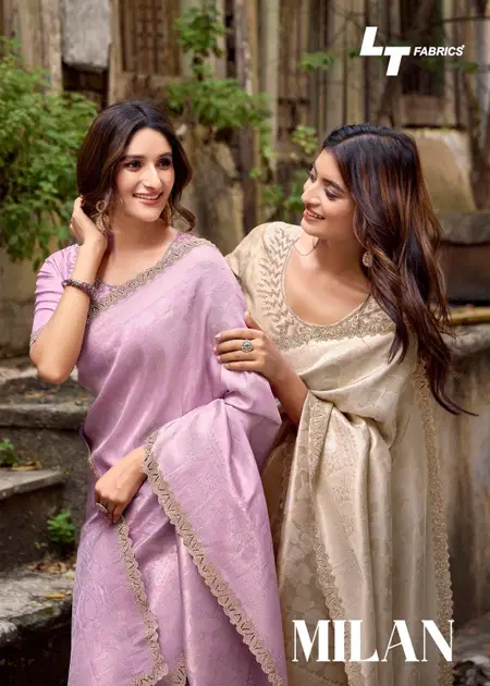 Milan By LT Weaving Satin Wholesale Party Wear Sarees Suppliers In India
