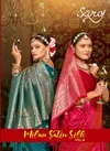 Milan Satin Silk Vol 4 By Saroj Satin Silk Designer Sarees Suppliers In Mumbai