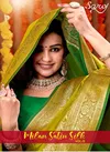 Milan Satin Silk Vol 5 By Saroj Satin Silk Designer Sarees Suppliers In India
