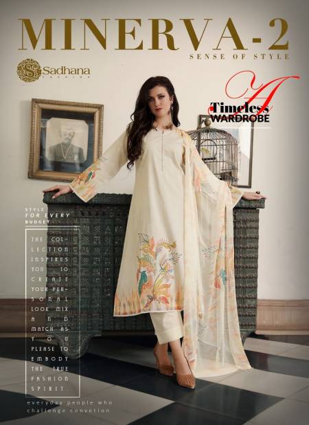 Minerva 2 By Sadhana Lawn Cotton Printed Salwar Kameez Wholesale Clothing Supplier In India
 Catalog