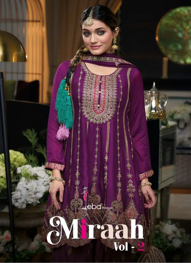 Miraah Vol 2 By Eba Chinon Readymade Suits Suppliers In India