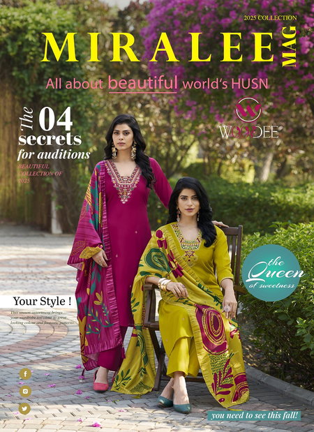 Miralee By Woodee Viscose Roman Kurti With Bottom Dupatta Suppliers In India
