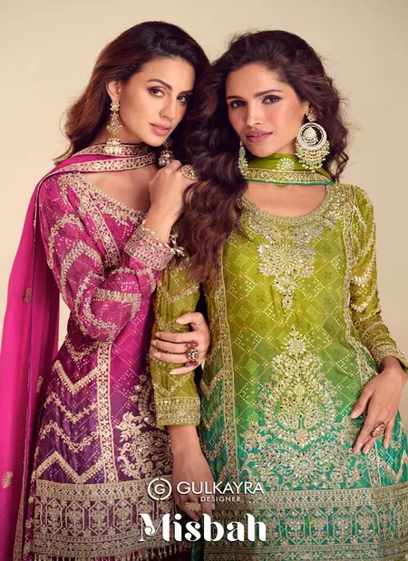 Misbah By Gulkayra Chinon Embroidery Readymade Suits Wholesale Shop In Surat

