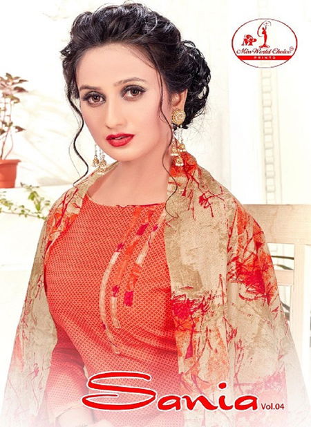 Miss World Choice Sania Vol 4 Latest Reagular Wear Pure Cotton Dress Material Collection Catalog