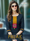 MITTOO PALAK VOL-24 Latest fancy Festive Wear Heavy Rayon Designer Kurtis Collection