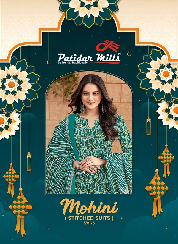 Mohini Vol 3 By Patidar Cotton Printed Kurta With Bottom Dupatta