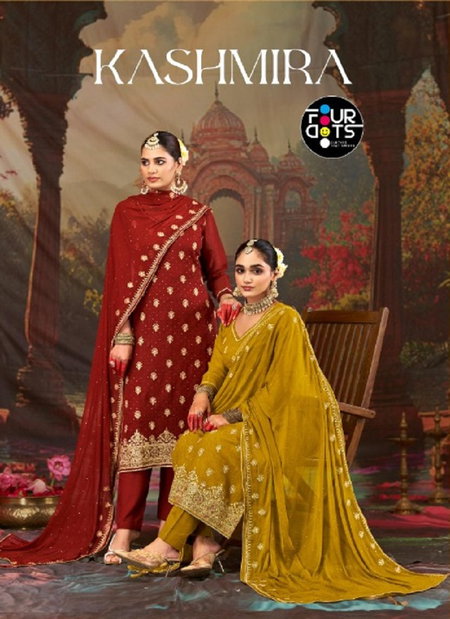 Moksha By Fourdots Organza Crush Wholesale Dress Material Suppliers In Mumbai
