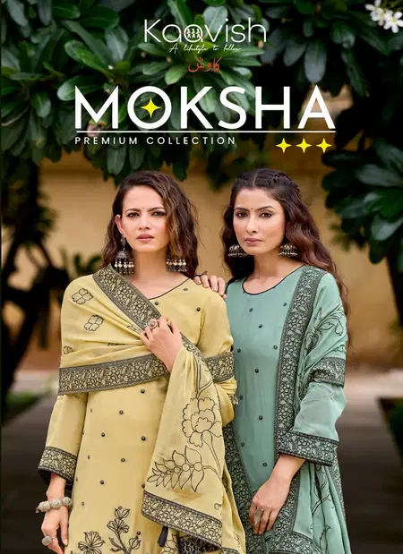 Moksha By Kaavish Organza Silk Designer Salwar Suits Orders In India