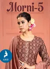 Morni 5 By Kaya Chanderi Foil Printed Kurti With Bottom Dupatta Wholesale Online
