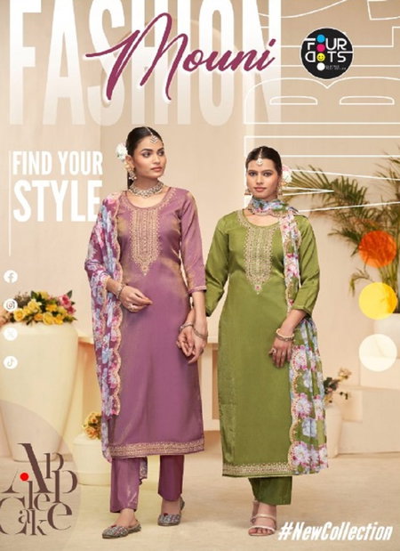 Mouni By Fourdots Leo Danting Simar Designer Salwar Suits Wholesale Online
