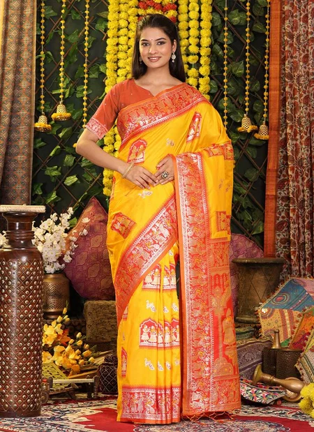 Mridula Silk By Astita Banarasi Surat Wedding Wear Saree Wholesale Market