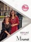 Mrunal By Lily And Lali Jacquard Silk Embroidery Kurti With Bottom Dupatta Wholesalers In Delhi