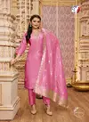MT 4714 By Af Tissue Shimmer Designer Readymade Suits Wholesale Market In Surat