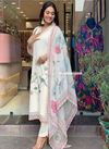 MT Heavy Organza Printed Embroidery Kurti With Bottom Dupatta Wholesale Shop In Surat
