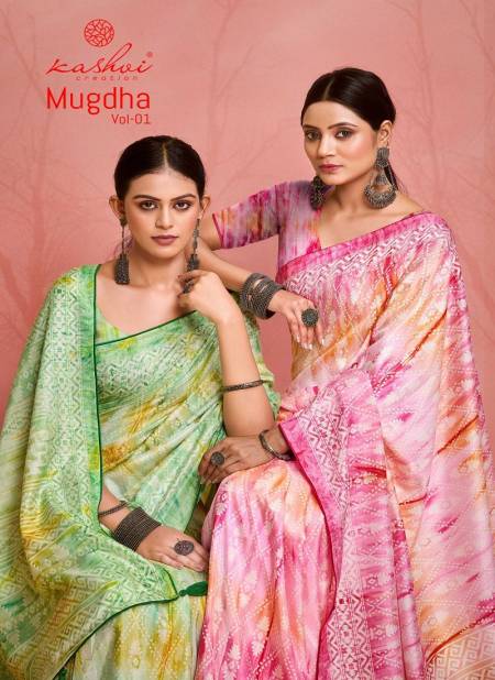 Mugdha Vol 1 By Kashvi Prizm Printed Designer Sarees Wholesale Price In Surat