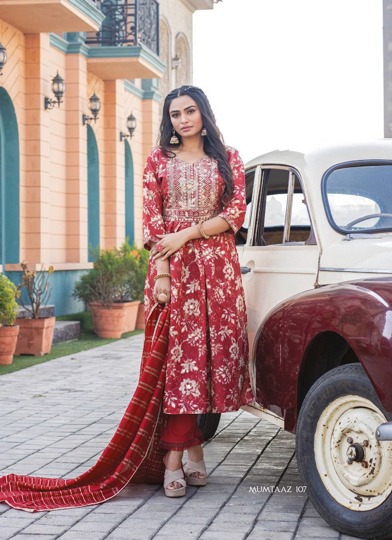 Mumtaaz By Wanna 101-108 Salwar Kameez Readymade Catalog