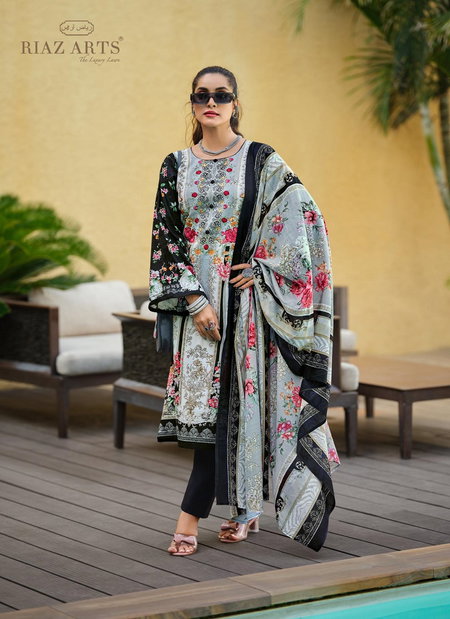 Musafir Vol 11 By Riaz Arts Lawn Digital Printed Dress Material Wholesale Online
