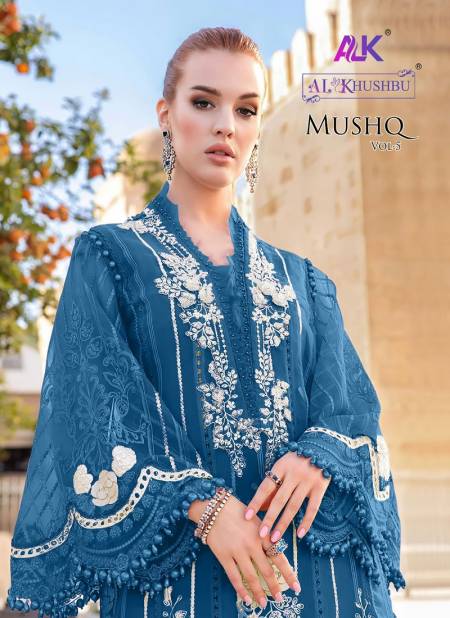 Mushq Vol 5 By Alk Khushbu Cambric Cotton Pakistani Suits Wholesale Clothing Suppliers In India
