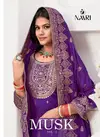 Musk Vol 2 By Naari Muslin Jacquard Salwar Kameez Wholesale Market In Surat