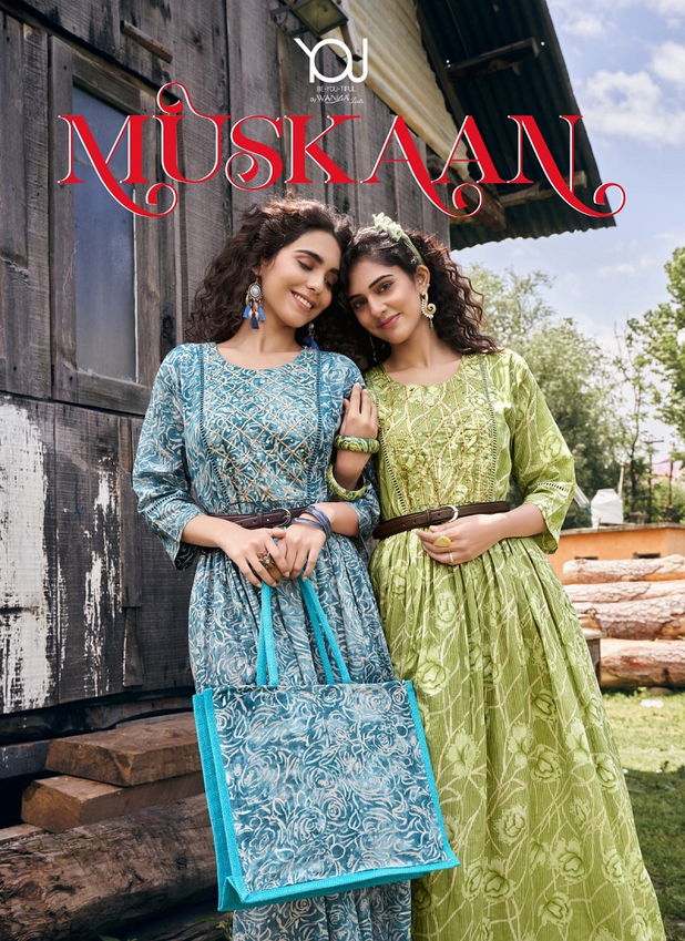 Muskaan By Wanna One piece Belt With Party Wear Kurtis Catalog