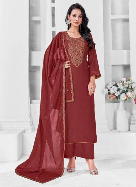 Model Chanderi Cotton Dress Material MBL k-9 at Rs.499/Pcs in surat offer  by Harshit Creation