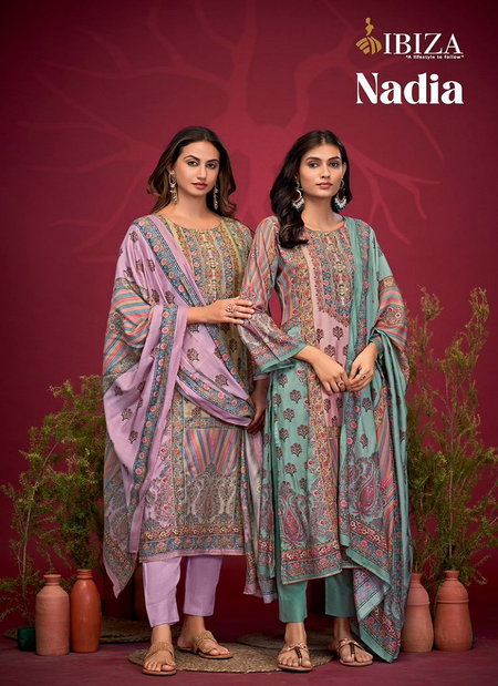 Nadia By Ibiza Muslin Digital Printed Salwar Kameez Suppliers In India
