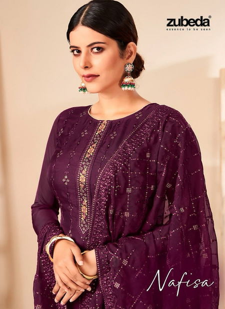 Nafisa By Zubeda Heavy Organza Designer Salwar Kameez Catalog Catalog