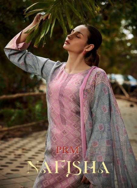 Nafisha By Prm Digital Printed Muslin Silk Dress Material Wholesale Suppliers In India
 Catalog