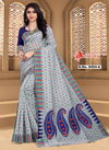 Naira 8204 Casual Daily Wear Fancy Look Poly Cotton Saree With Blouse Collection
