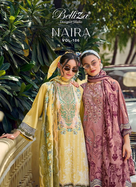 Naira Vol 106 By Belliza Cotton Printed Dress Material Orders In India