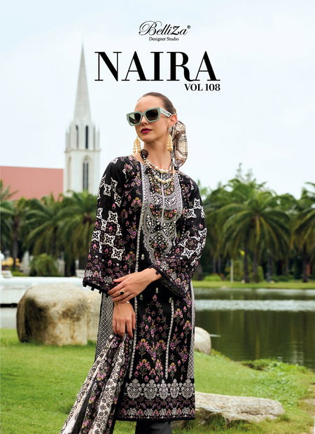 Naira Vol 108 By Belliza Cotton Printed Dress Material Orders In India