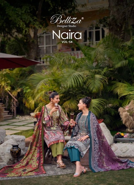 Naira Vol 54 By Belliza Pure Cotton Printed Dress Material Wholesalers In Delhi
