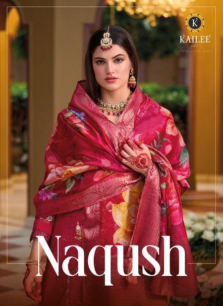 Naqsh By Kailee Viscose Silk Surat Kurti With Bottom Dupatta Wholesale Market Catalog