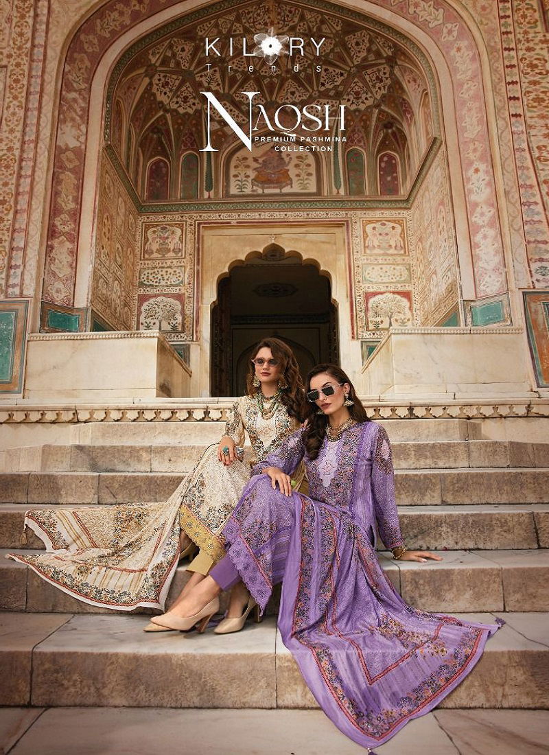 Naqsh By Kilory Viscose Pashmina Digital Printed Dress Material Wholesale Shop In Surat Catalog