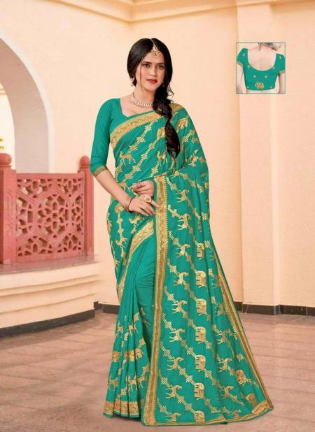 Nature By Ronisha Embroidery Wedding Sarees Wholesale Shop In Surat
 Catalog
